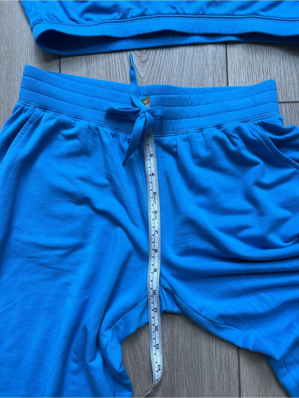 PJ Salvage Women's Cozy V-Neck Tank and Lounge Pants Set Electric Blue XS - Picture 8 of 11